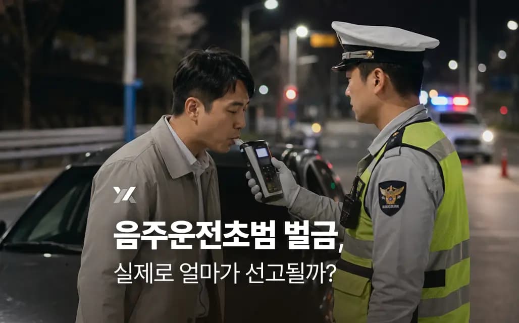 음주운전초범 벌금, 실제로 얼마가 선고될까?