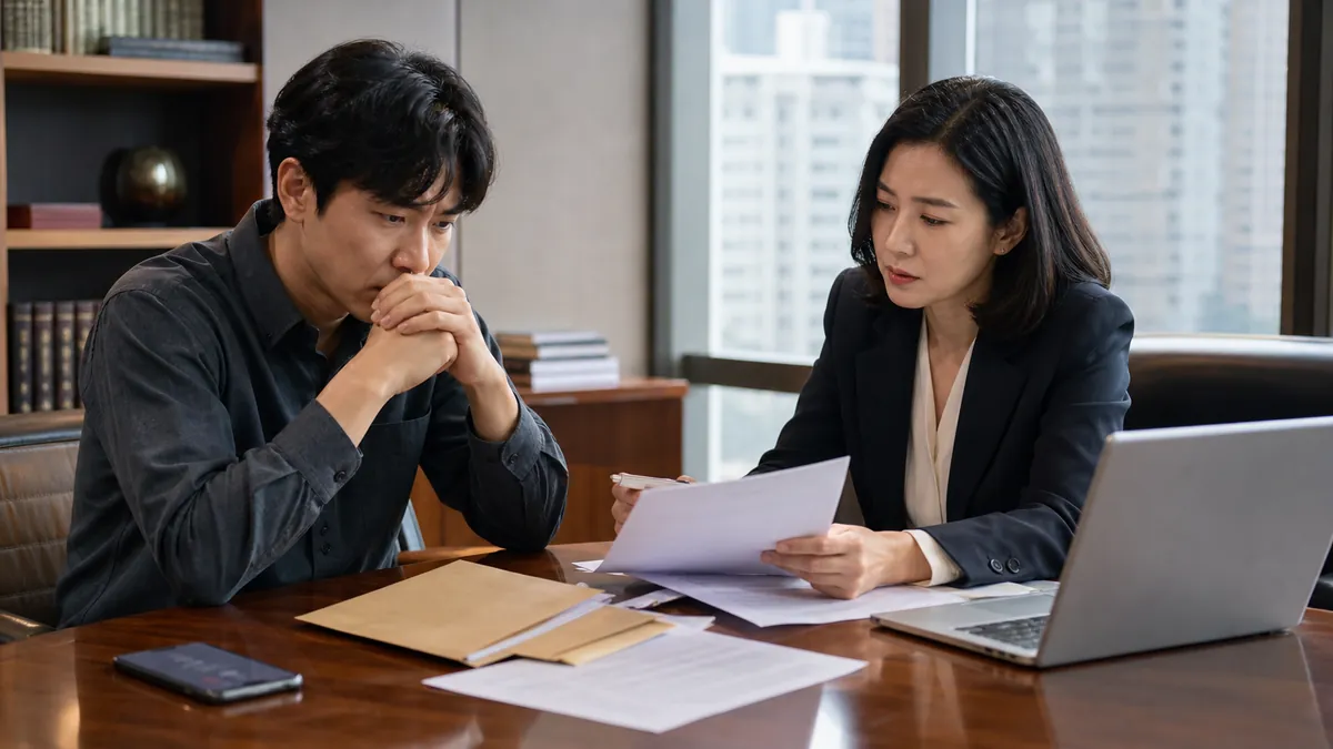 무고 혐의 고소 대응을 위해 찾아오신 의뢰인 상담