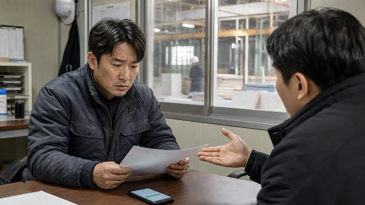 기성청구서 무단 작성 의혹과 사기·사문서위조 혐의에 대응한 하도급업체 의뢰인