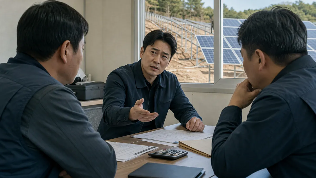 태양광 공사 중단 후 책임 요구 과정에서 불거진 특수공갈 혐의 항소심 대응