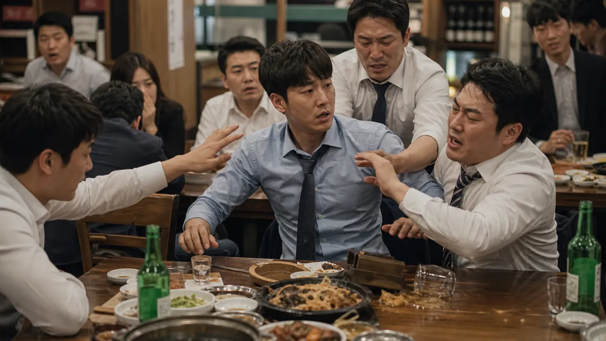 직장 회식 중 동료와 상호 상해를 입혀 특수상해 혐의에 대응한 사례