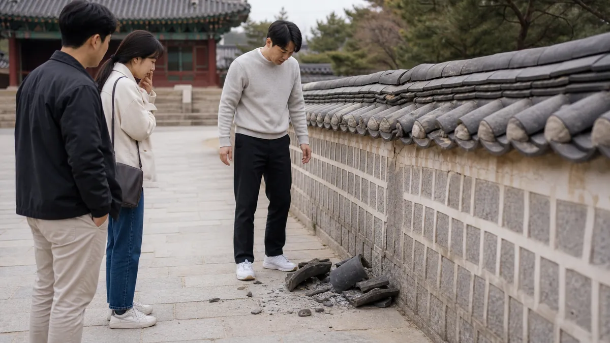 국가지정문화유산 기왓장 손상으로 문화유산보존법위반 수사에 대응한 사례