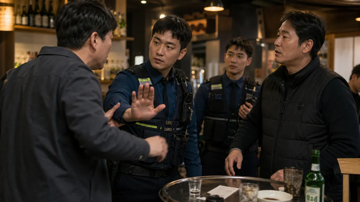 술값 미지급 신고 후 경찰관 폭행이 반복돼 공무집행방해 재판 대응이 필요했던 의뢰인