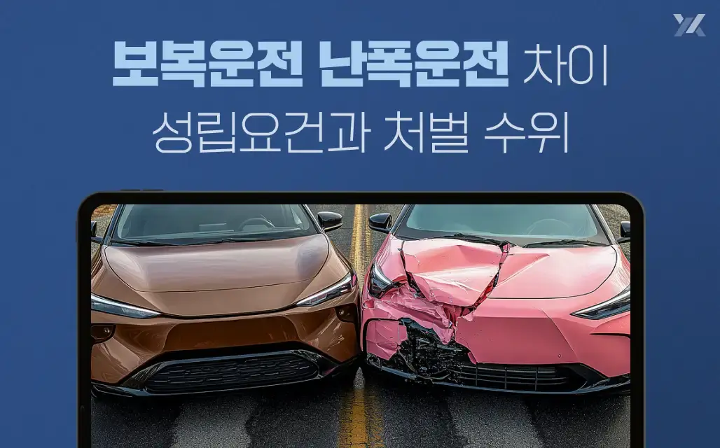 보복운전 난폭운전 차이 | 성립요건과 처벌 수위